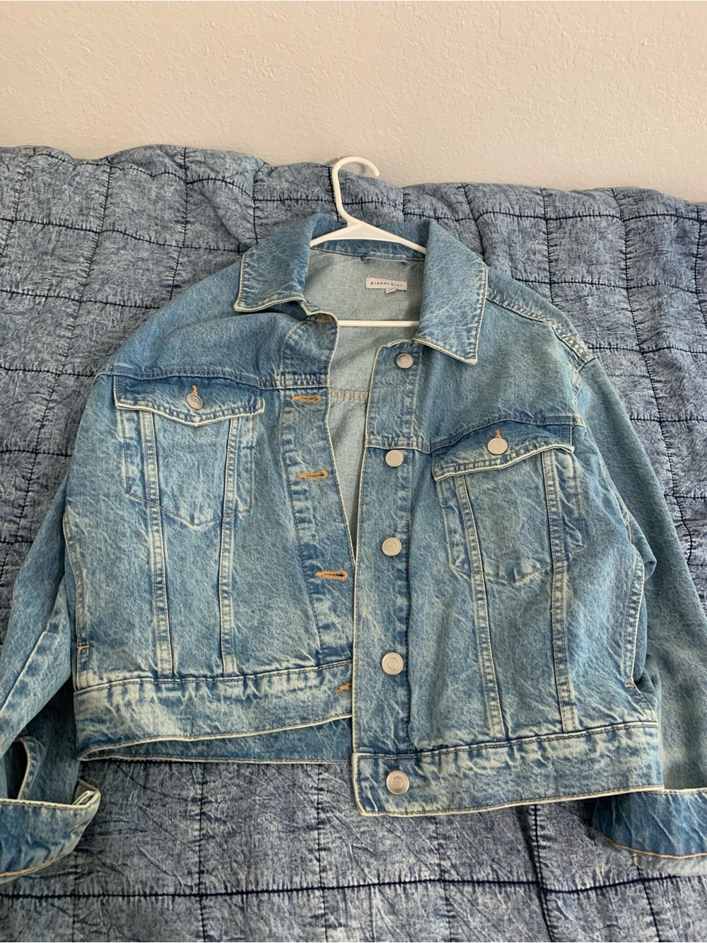 Gianni Bini Light Blue Denim Jean Jacket
